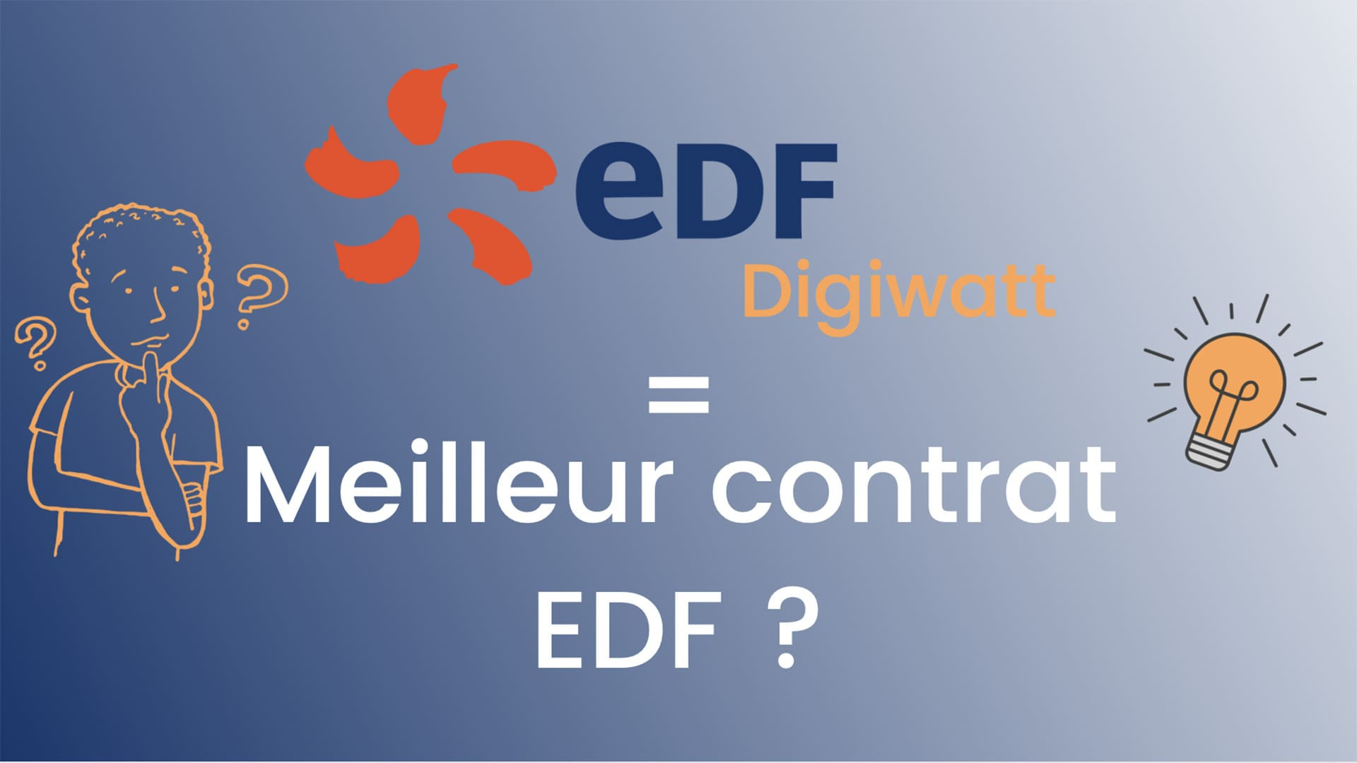 Digiwatt la meilleure offre EDF